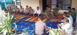 Suasana di rumah duka Lettu Inf Erizal Zuhri Sidabutar di Asrama Polres Dairi, Sumatera Utara, Rabu, 18 Desember 2019. (Foto: Humas Polres Dairi)