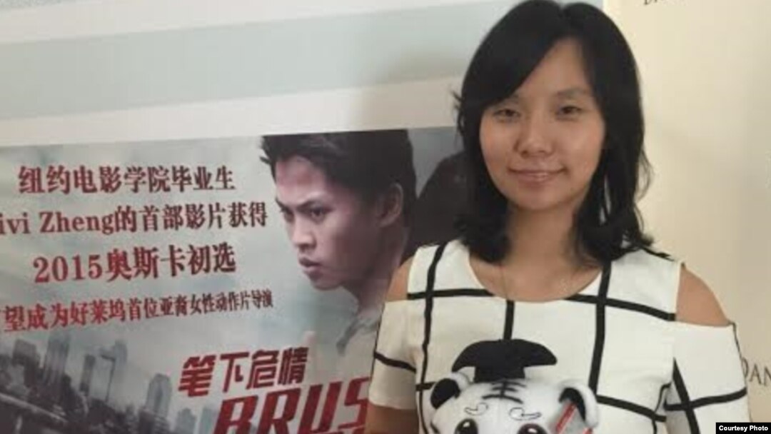 Livi Zheng, mempromosikan film terbarunya "Brush with Danger" selama berada di Beijing, China (foto: dok).