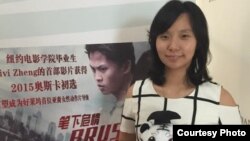 Livi Zheng, mempromosikan film terbarunya "Brush with Danger" selama berada di Beijing, China (foto: dok).