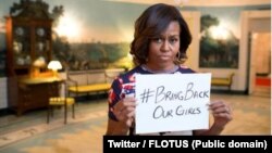 Prva dama SAD Mišel Obama je na društvenim medijima pružila podršku devojčicama otetim u Nigeriji