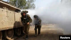 Izraelski vojnici blizu granice Izraela i Sirije