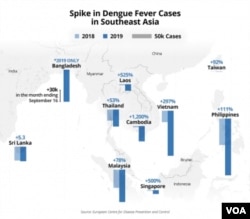 Spike in dengue fever cases in Southeast Asia