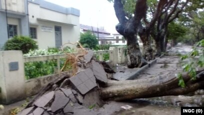 Estragos do ciclone Idai na cidade da Beira, Moçambique