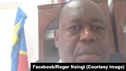 Roger Nsingi, mokonzi ya kala ya Assemblée provinciale ya Kinshasa, 6 avril 2015. (Facebook/Roger Nsingi)