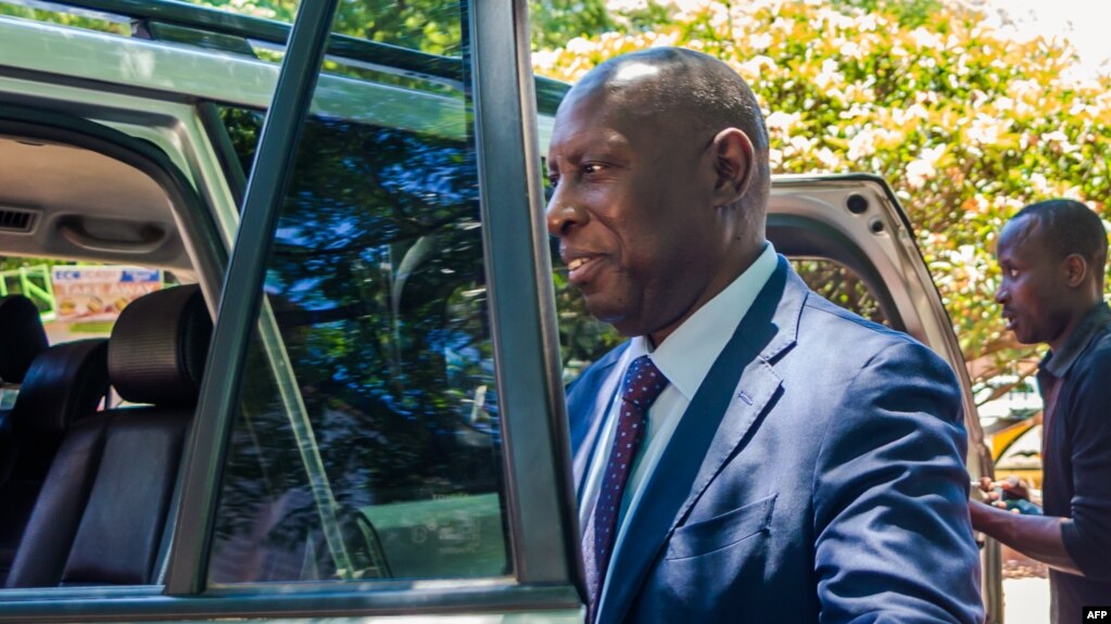 Samuel Undenge, ex-ministre zimbabwéen de l'énergie et de l'énergie de Robert Mugabe condamné à deux ans et demi de prison pour abus de pouvoir et de corruption, à Harare, sur une photo du 6 janvier 2018.