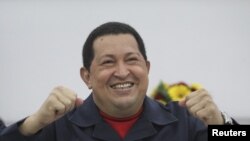 El presidente de Venezuela, Hugo Chávez regresó a Barinas tras el segundo ciclo de radioterapia en Cuba.