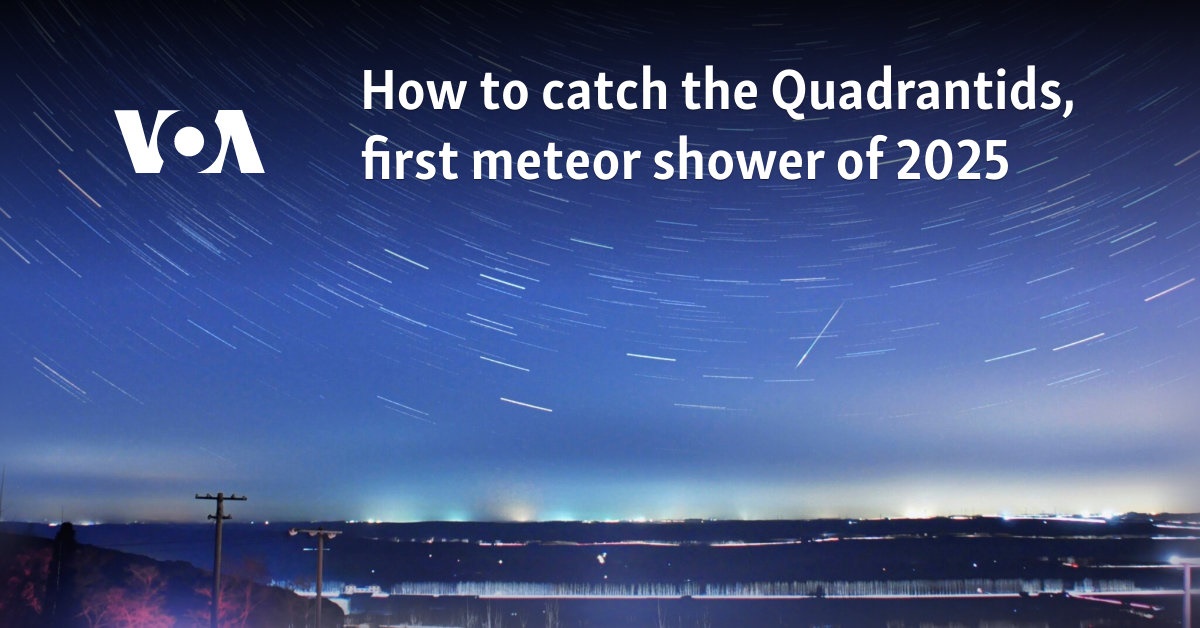 How to catch the Quadrantids, first meteor shower of 2025