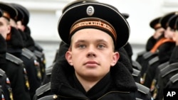 Binh sĩ Nga thuộc Hạm đội Biển Đen ở Crimea năm 2015. 