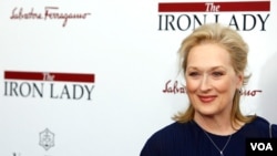 Meryl Streep na premijeri filma "The Iron Lady" u New Yorku, 13.12.2011. (AP)