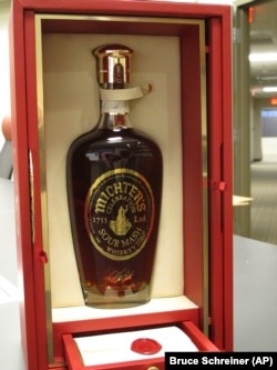Michter's "celebration" whisky is one of the most expensive bottles made in the U.S. It costs about $5,000 per bottle.