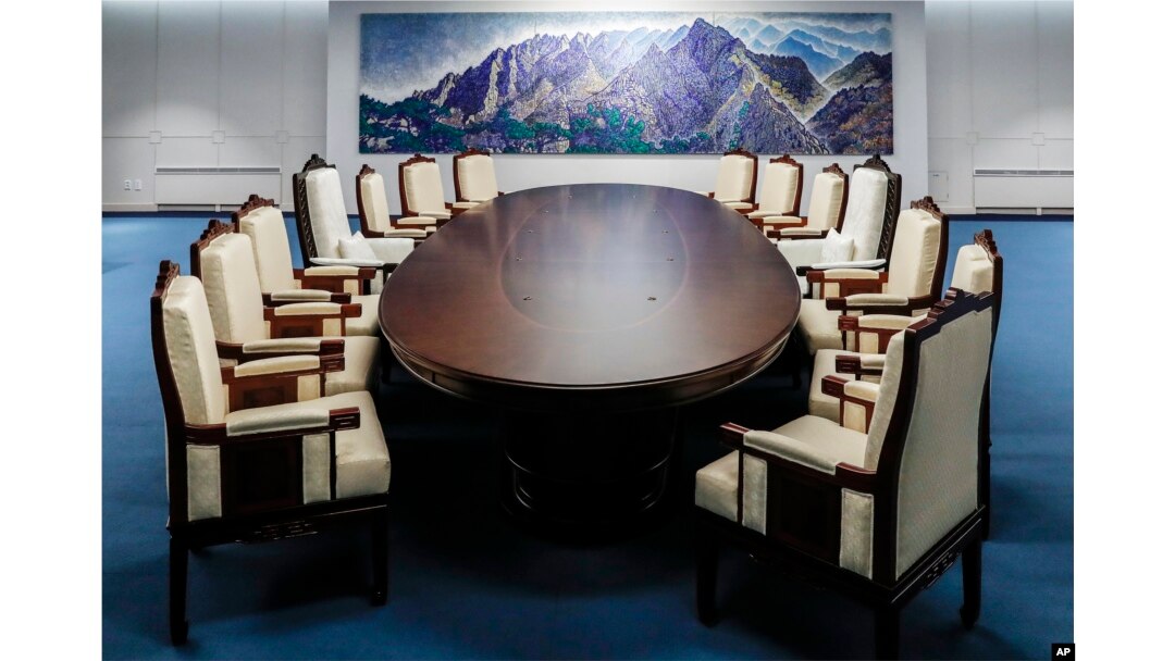 Salón de reuniones de la Casa de la Paz donde se realizará el encuentro.