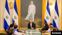 El presidente de El Salvador Nayib Bukele, anuncia medidas para frenar el coronavirus. Foto: Cortesía Secretaría de Prensa 