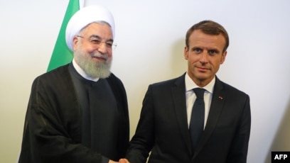 Tổng thống Pháp và Tổng thống Iran gặp nhau bên lề Liên Hiệp Quốc