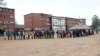 Voters captured in one of the polling stations in Zimbabwe's capital city, Harare. (AP)