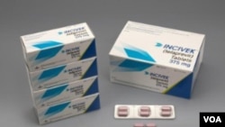 Telaprevir, salah satu dari dua obat baru untuk menyembuhkan hepatitis C.