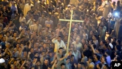 منیا میں پیش آنے والے واقعے کے خلاف قبطی مسیحی سراپا احتجاج ہیں