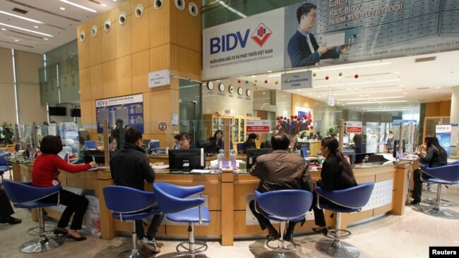 Ngân hàng BIDV tại Hà Nội.