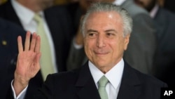 Michel Temer, Presidente do Brasil