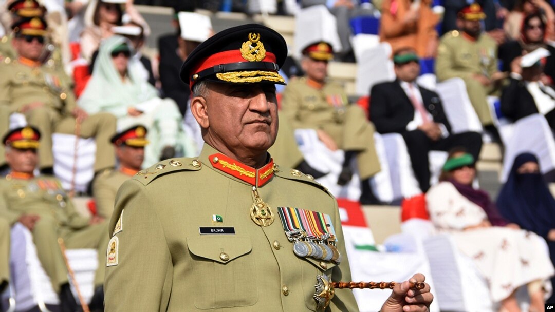 پاکستانی فوج کے سربراہ جنرل قمر جاوید باجوہ (فائل فوٹو)