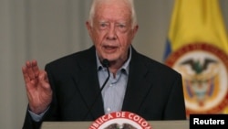 “El proceso no es solo importante para Colombia, sino también para la región y el mundo entero”, dijo Carter.