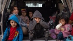 Fëmijët emigrantë strehohen nga shiu në një makinë të Patrullës Kufitare në Teksas