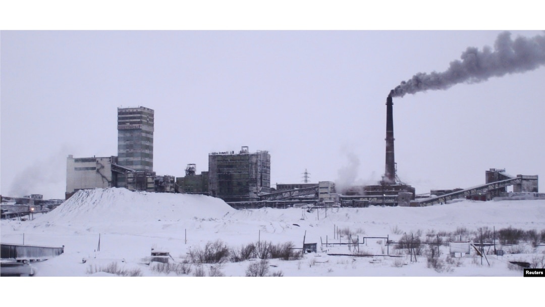 The Vorkutinskaya mine near Vorkuta is seen in this undated file photo provided by Russia's Emergency Ministry. An explosion at the Vorkutinskaya coal mine, Feb. 11, 2013, killed nine people.