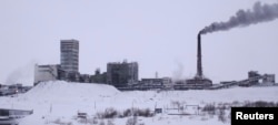 The Vorkutinskaya mine near Vorkuta is seen in this undated file photo provided by Russia's Emergency Ministry. An explosion at the Vorkutinskaya coal mine, Feb. 11, 2013, killed nine people.