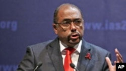 Michel Sidibe, head of the U.N. AIDS agency (July 2011 file photo).