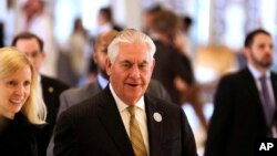 Secretary of State Rex Tillerson in the Royal Court Palace, May 21, 2017, in Riyadh, Saudi Arabia.