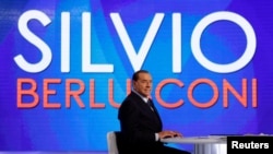 Tsohon Firayim Ministan Italiya Silvio Berlusconi wanda jam'iyyarsa ke kan gaba a zaben da aka yi jiya
