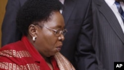 Nkosazana C. Dlamini-Zuma (2008 file photo).