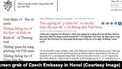 Czech suspends visa services in Vietnam