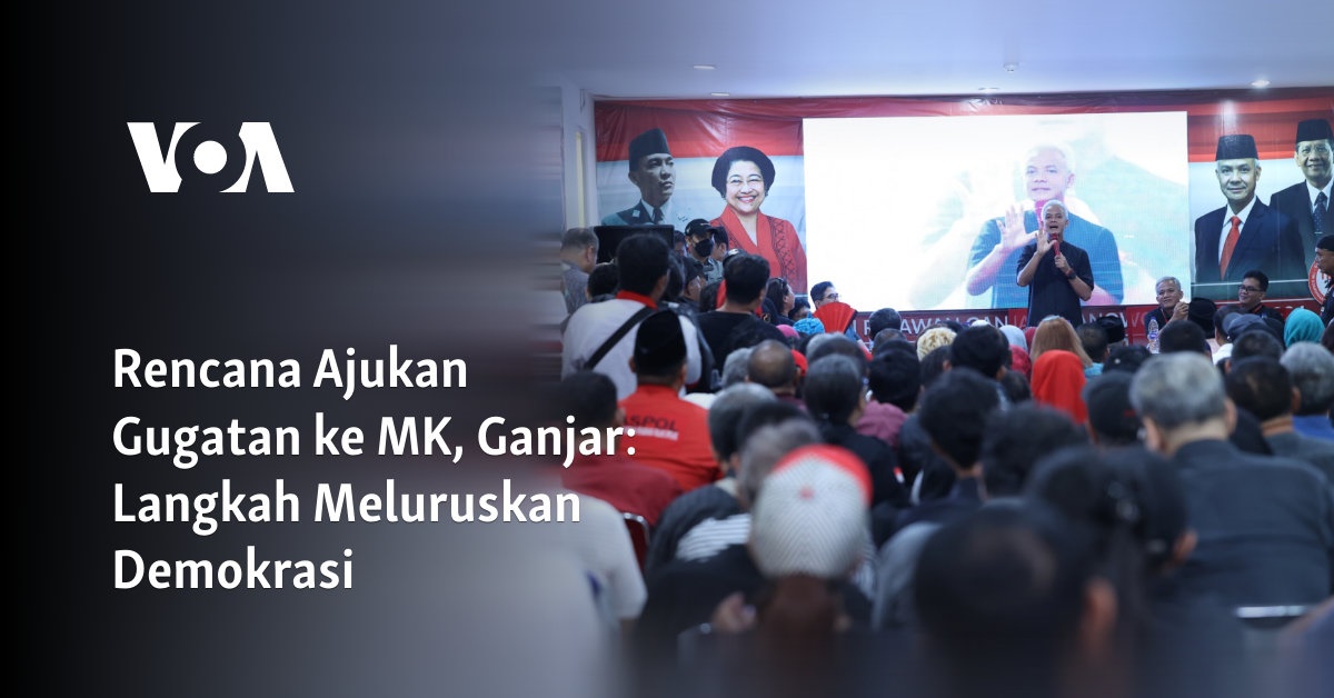 Rencana Ajukan Gugatan Ke MK, Ganjar: Langkah Meluruskan Demokrasi ...