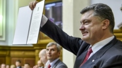 Ukraine Signs Pact with European Union