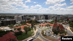 Imagem da cidade de Windhoek, capital da Namíbia