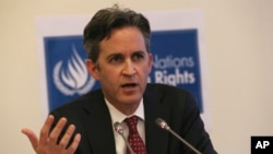 El relator especial de la ONU sobre libertad de expresión David Kaye visita México.