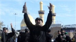 مراسم سوگواری عاشورا در نزدیکی بغداد. عراق ۵ دسامبر ۲۰۱۱
