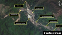 Satellite imagery shows kwanliso prison camps in North Korea.