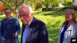 Bernie Sanders dijo que está “recuperando fuerzas” y “está más fuerte día tras día” después de haber sufrido un ataque cardiaco la semana pasada, y prometió que reanudará su campaña para la presidencia.