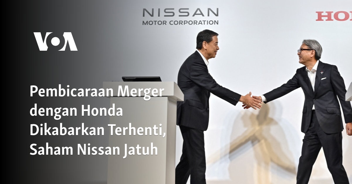 Pembicaraan Merger dengan Honda Dikabarkan Terhenti, Saham Nissan Jatuh