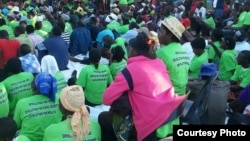 MDC supporters captured at its Binga election manifesto launch Saturday.