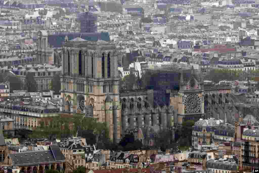 France Notre Dame Fire Photo Gallery