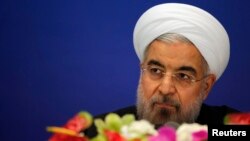 伊朗總統魯哈尼5月22日在上海亞洲峰會上