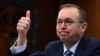 FILE - Budget Director Mick Mulvaney testifies before the Senate Budget Committee on Capitol Hill in Washington, Feb. 13, 2018. He was chosen Dec. 14, 2018, to become President Donald Trump's acting chief of staff. 