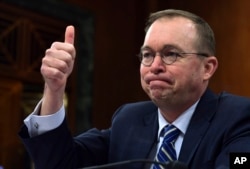 Mick Mulvaney, director de presupuesto de la administración Trump.