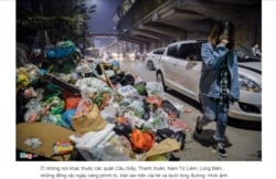 Hà Nội nhiều lần chịu cảnh ngập rác vì Bãi rác Nam Sơn bị người dân chặn đường