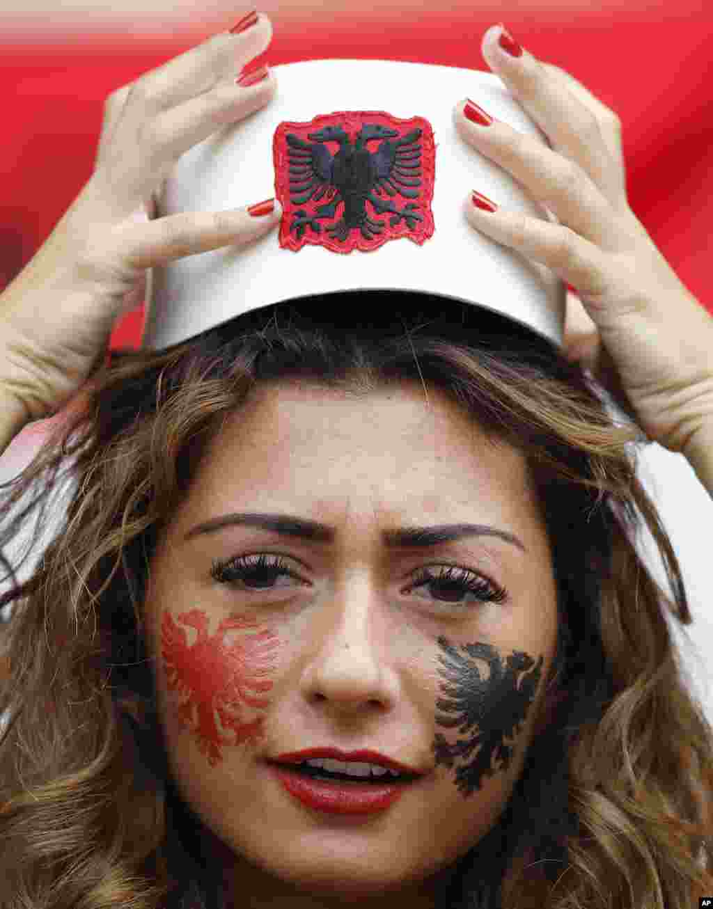 Soccer Euro 2016 Albania Switzerland