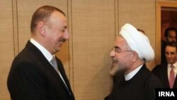 Prezident İlham Əliyev və İran prezidenti Həsən Ruhani