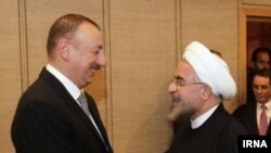  Prezident İlham Əliyev və İran prezidenti Həsən Ruhani