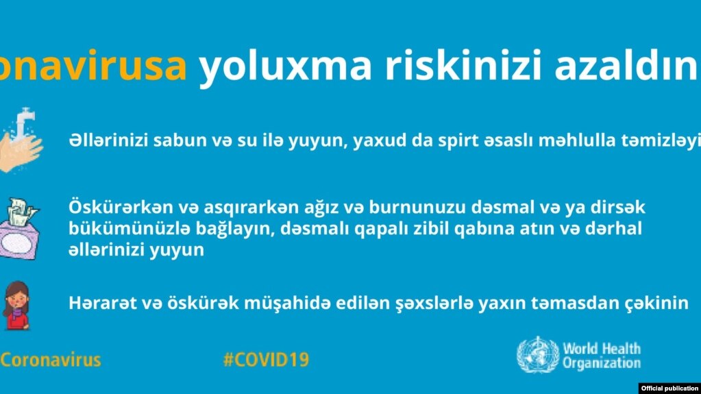 Koronavirusa yoluxan 3 Azərbaycan vətəndaşı sağalıb